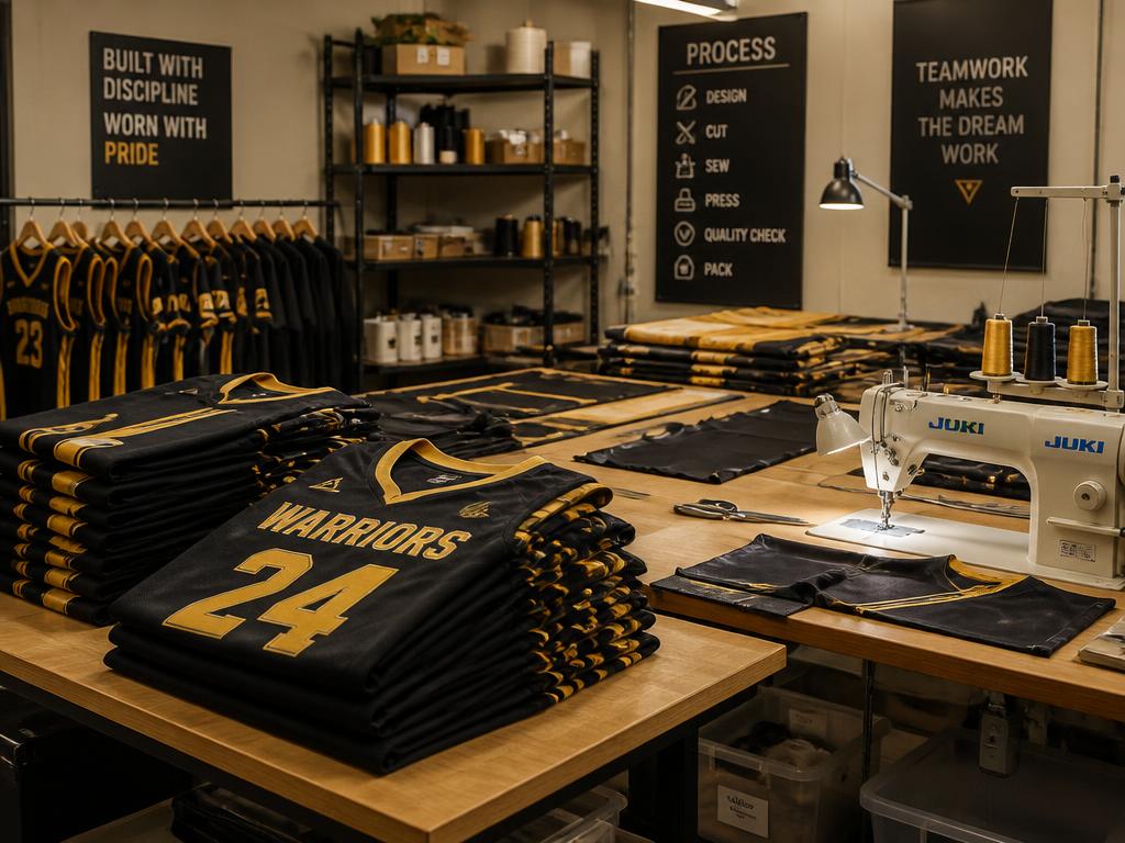 Produção de uniformes esportivos D&G Sports